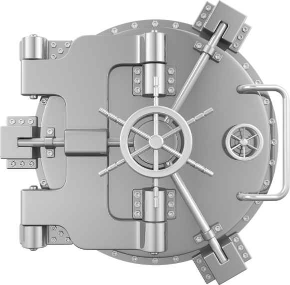 screenshot of encrypted password vault interface